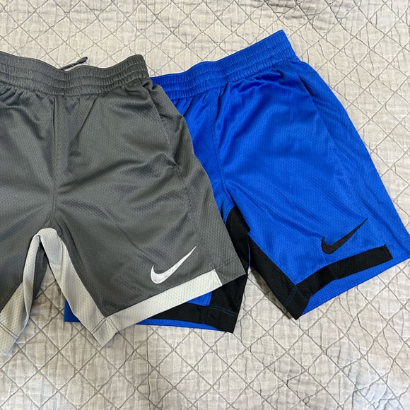 2 pairs of Nike athletic shorts for boys sized Small. - Picture 2 of 6